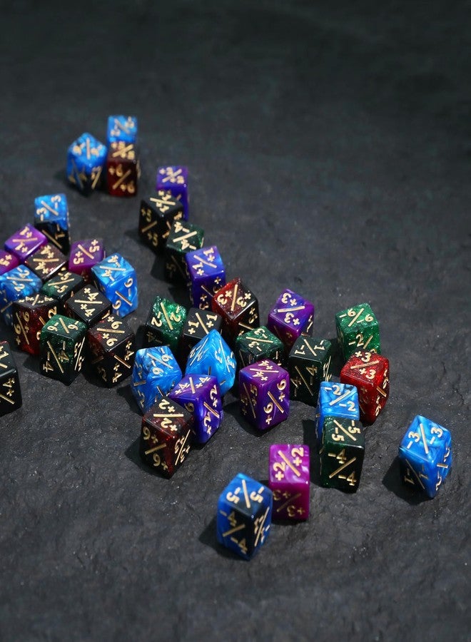 FourDragons 110 Pieces MTG Abilities Keyword Tokens 12mm Dice Counters Set for Magic The Gatering, MTG Life Counter Buff Tokens with Box, Compatible with TCG CCG Magic Card Games Accessories - Image 5